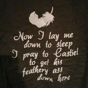 Supernatural Dean Castiel Quote Tee